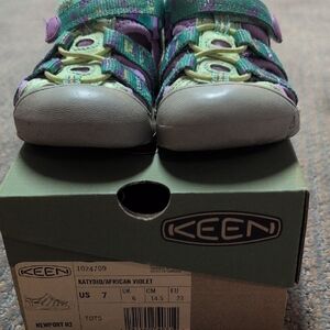 Keen Sandals Purple and Green Outdoor Footwear
